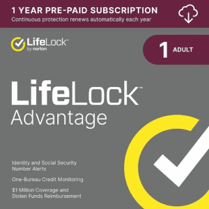 LifeLock Advantage by Norton - 1-Year - USA