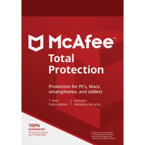 McAfee Total Protection – 1-Year / 5-Device